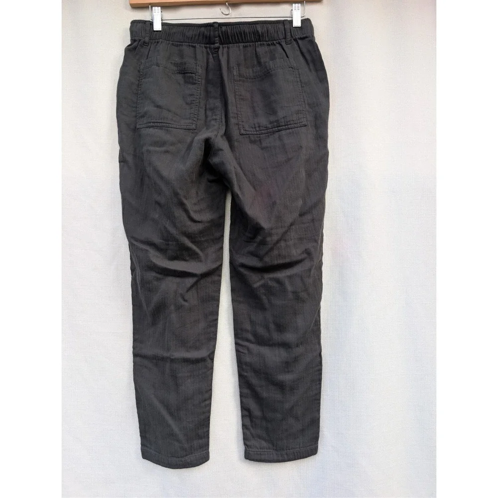 Old Navy Utility Pants Womens M Panthers Charcoal Cotton Normcore Lagenlook